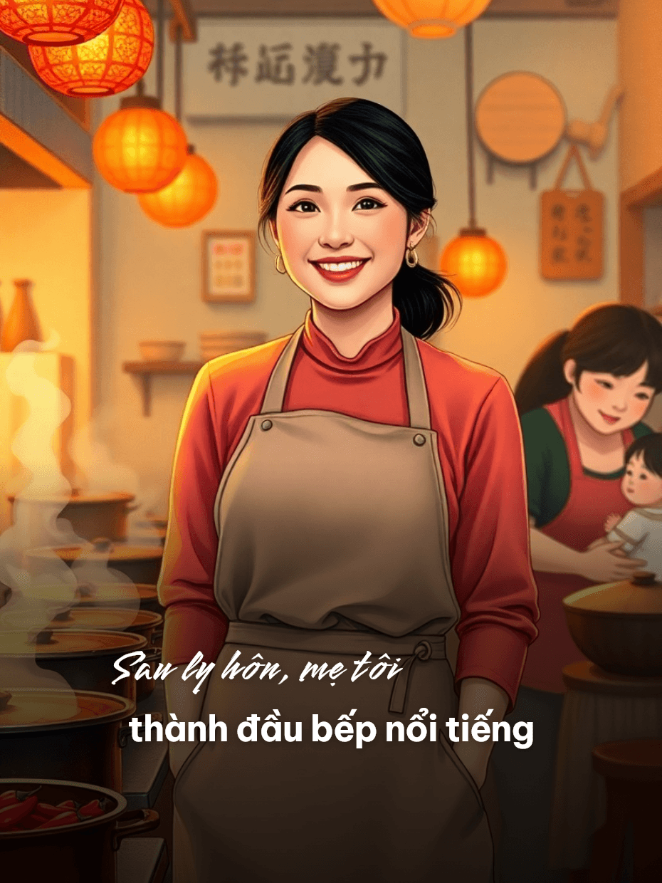 Sau Ly Hôn Mẹ Tôi Trở Thành Đầu Bếp Nổi Tiếng